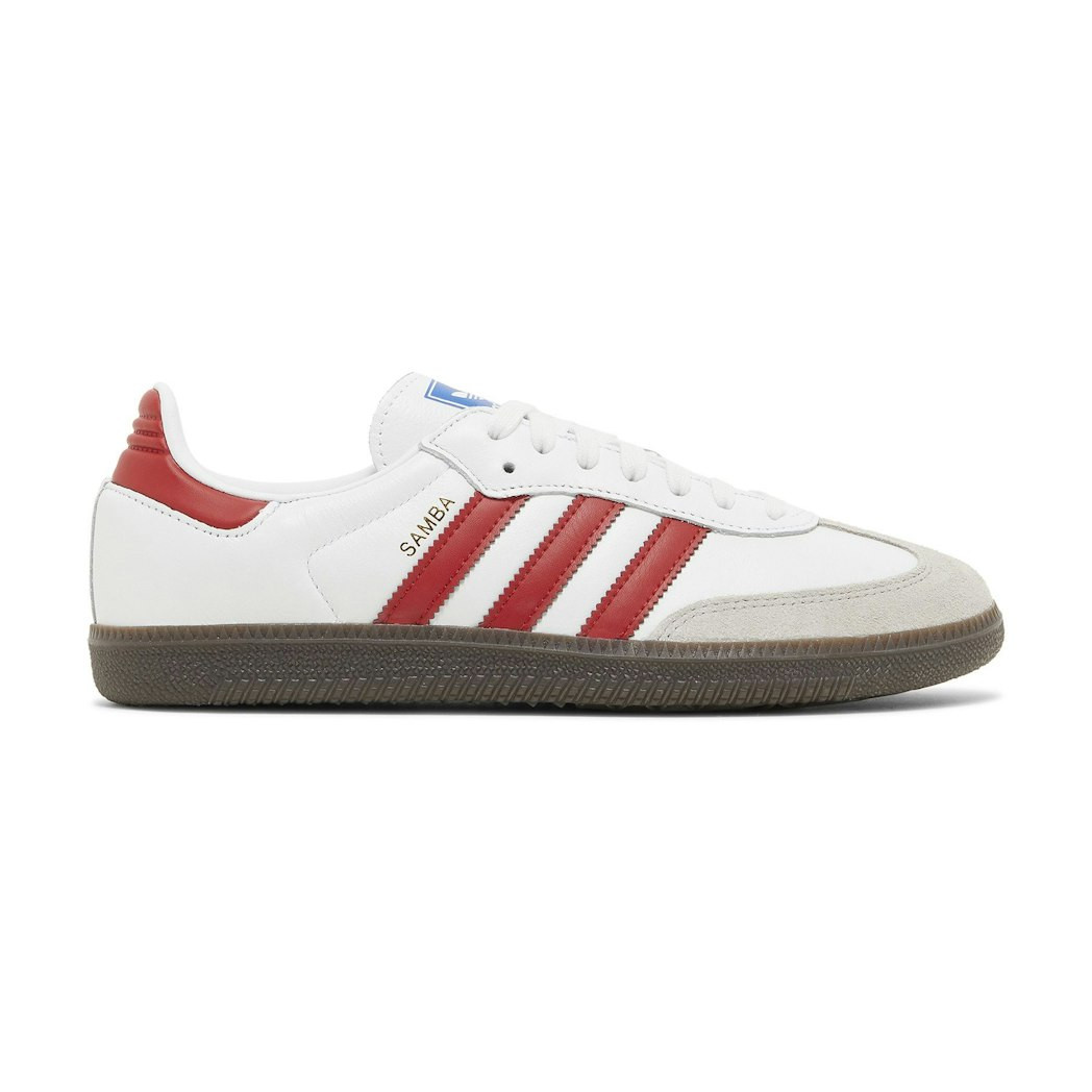 adidas Samba 'White Better Scarlet' US 12.5 | Novelship