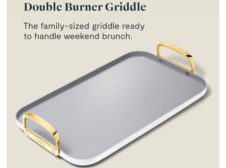 Double burner griddle