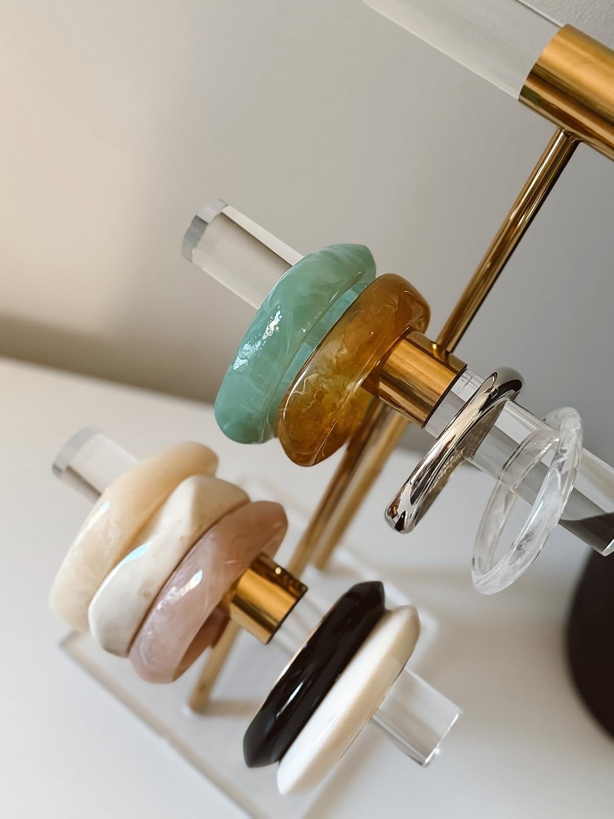 Chic Amazon bangle bracelets ✨🤍  

Perfect for stacking or wearing solo — these instantly elevate any outfit and look way more expensive than they are 🙌🏼  

Also linking the jewelry organizer because it’s too good not to share 😅 everything is on my LTK!  

amazon jewelry, bangle bracelets, gold jewelry, jewelry organizer, everyday accessories, stacked bracelets, luxe for less

#LTKSeasonal #LTKBeauty