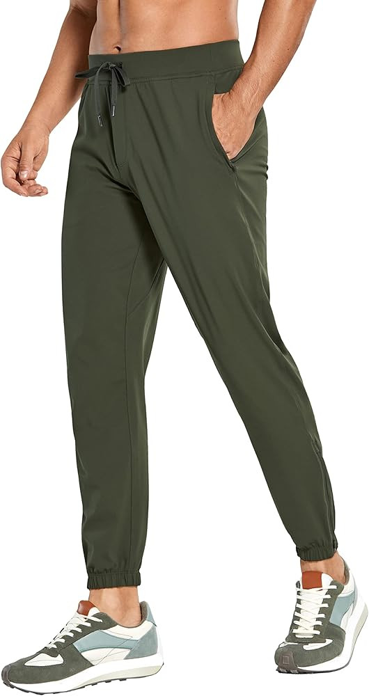 CRZ YOGA 4-Way Stretch Athletic Joggers for Men 28" - Track Golf Gym Workout Hiking Pants with Po... | Amazon (US)