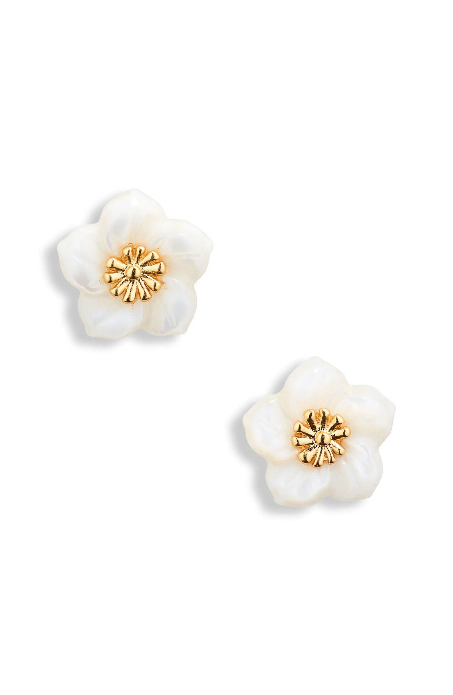 Mother-of-Pearl Flower Stud Earrings | Nordstrom