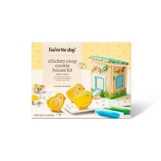 Easter Chicken Coop House with Chicks Cookie Kit - 19.4oz - Favorite Day™ | Target