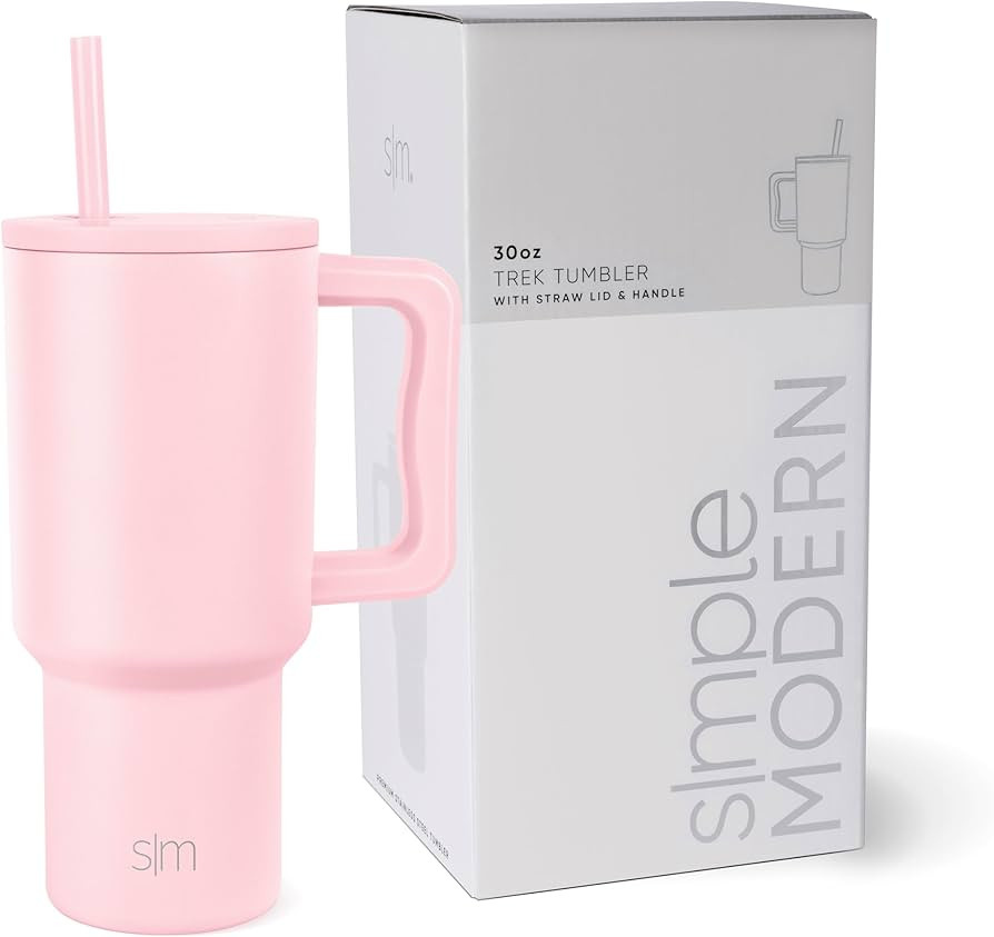 Simple Modern 30 oz Tumbler with Handle and Straw Lid | Insulated Cup Reusable Stainless Steel Wa... | Amazon (US)