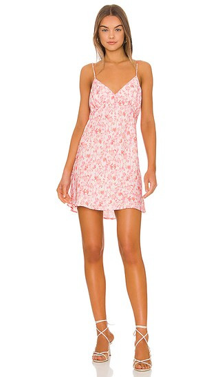Maddox Dress in Pink Floral | Revolve Clothing (Global)