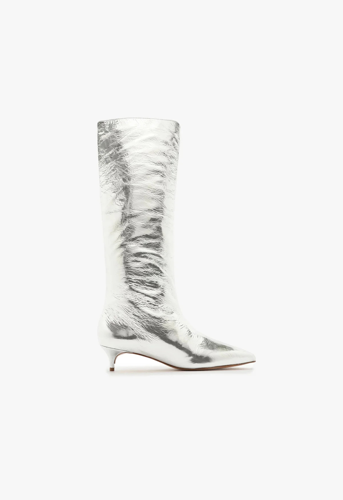 Gail Up Metallic Silver Boot - SCHUTZ | Schutz (US)