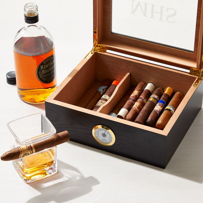Cigar and Whiskey Gift Set | Mark and Graham | Mark and Graham