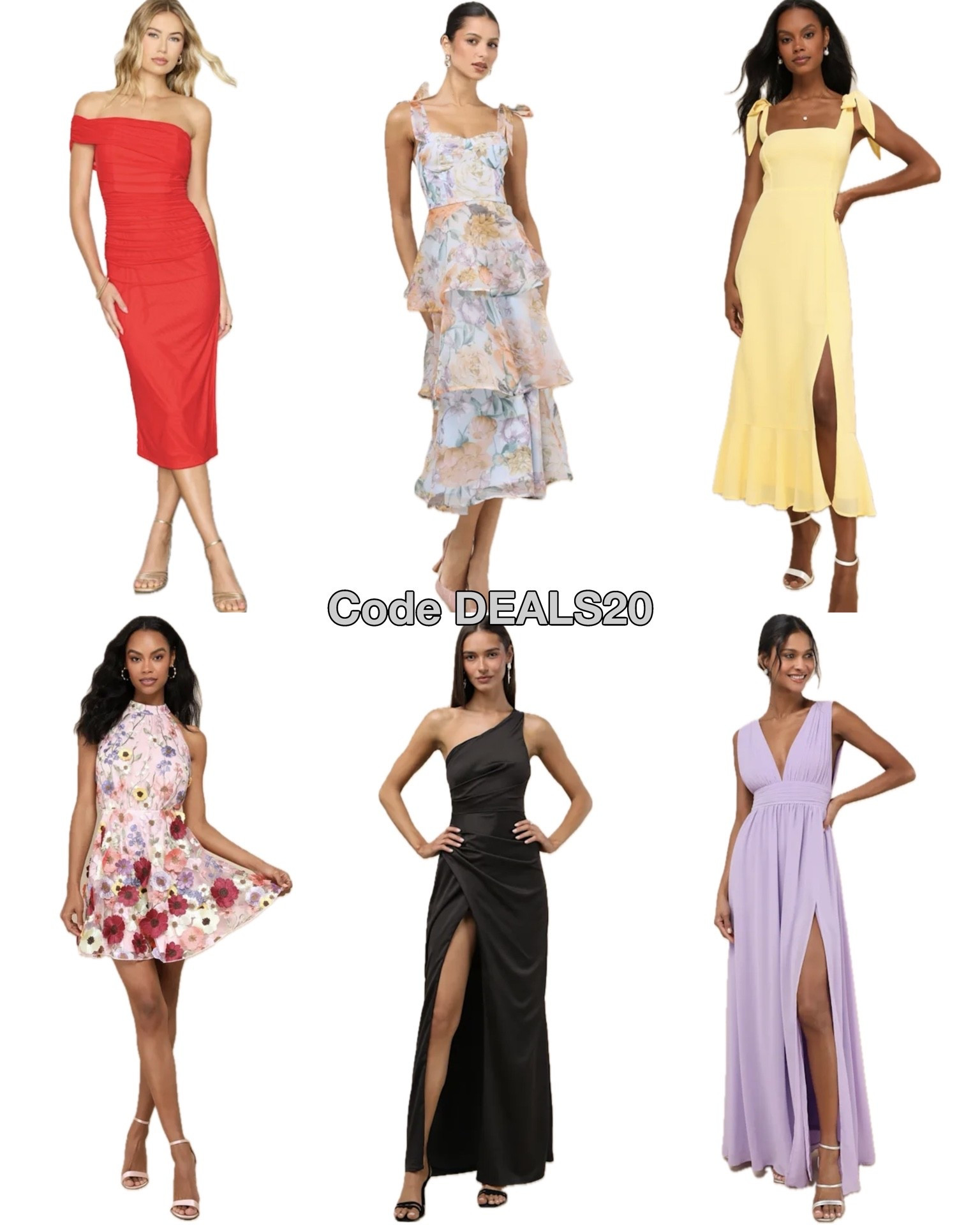 Summer dresses from lulus 20% off with code DEALS20. I would wear these as summer wedding dresses or to a baby shower, bridal shower, garden party, or on vacation.

#LTKSaleAlert #LTKWedding #LTKTravel