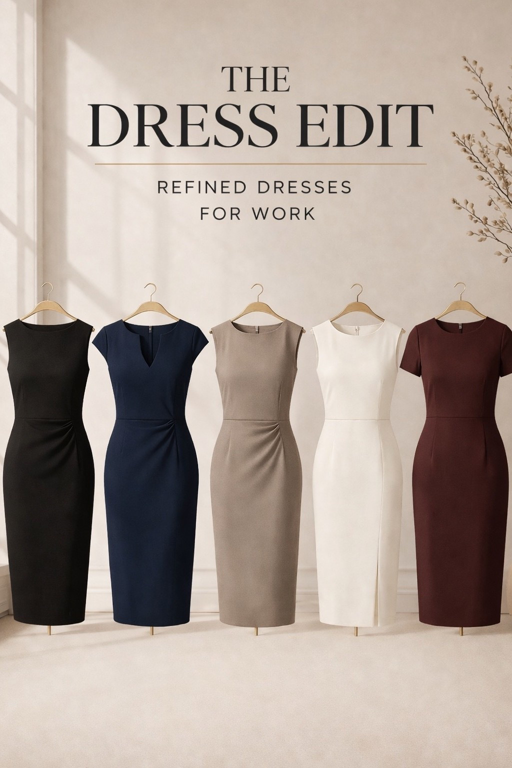The polished dresses that make workwear easier. Clean lines, better structure, and the kind of pieces that work hard without asking for too much. Shop the dress edit 