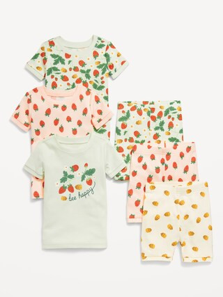 Snug-Fit Graphic Pajama 6-Piece Set for Toddler & Baby | Old Navy (US)