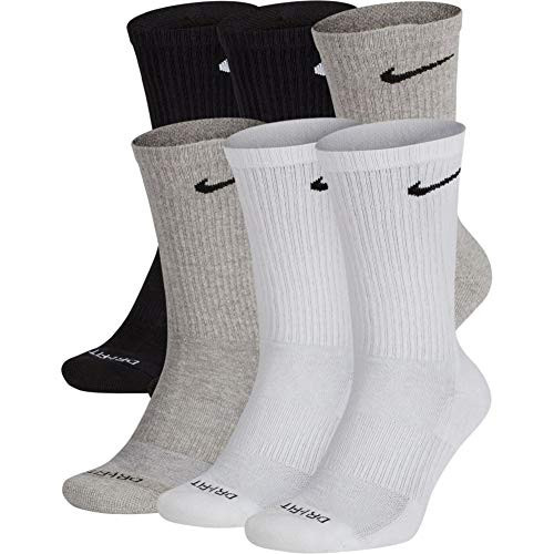 Nike Men's Everyday Plus Cushion Crew Socks (Large, Multi) | Amazon (US)