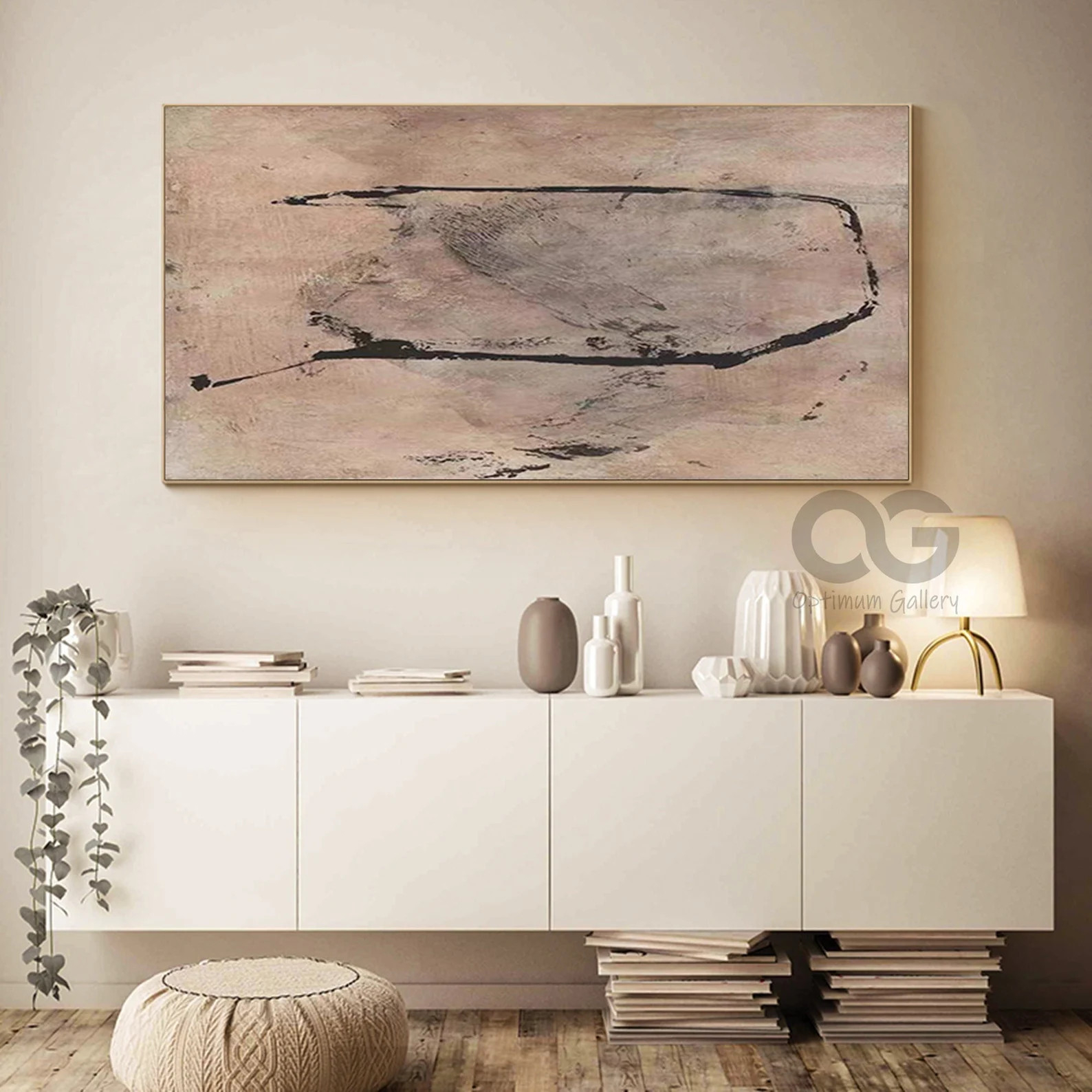 Large Abstract Brown Minimalist Wall Art Original Brown Painting Modern Textured Art Wabi Sabi Mi... | Etsy (US)