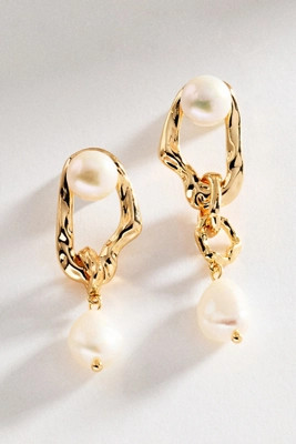 Pearl Duet Drop Earrings | Anthropologie (US)