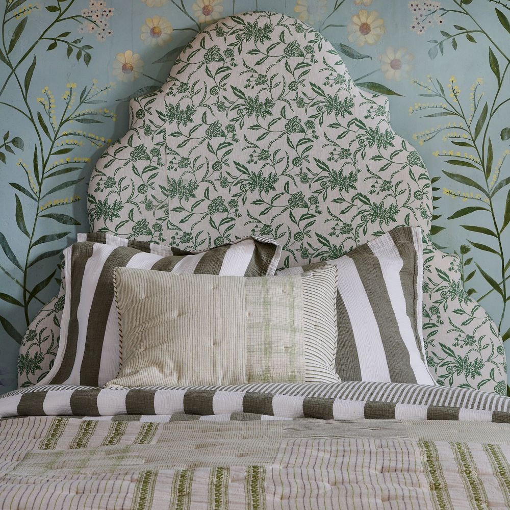 Reversible Cotton Stripe Duvet Cover & Shams | GreenRow