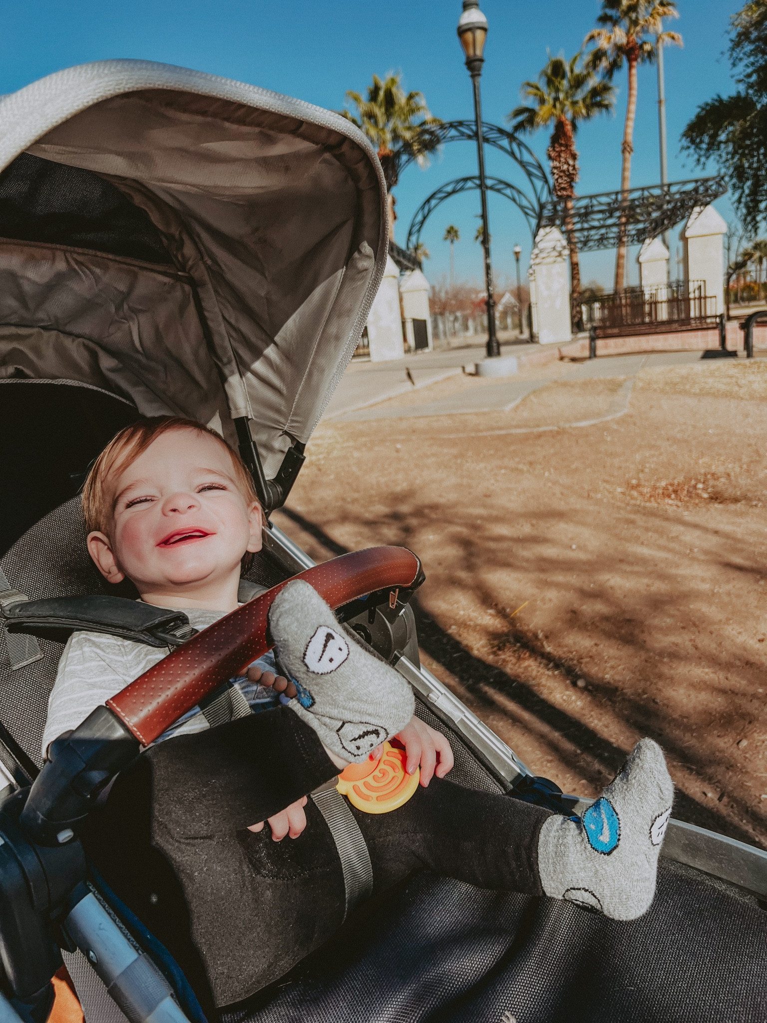 Beautiful day in the park using our long time fav stroller - the Uppababy ☀️

#LTKkids #LTKbaby