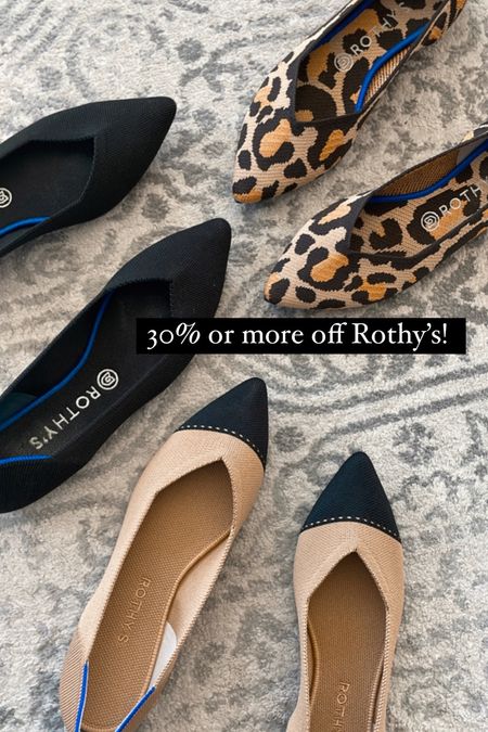 30% or more off Rothy’s comfortable washable flats. I wear. 9.5 and range between a 9 and 10! 

#LTKstyletip #LTKfindsunder100 #LTKCyberWeek