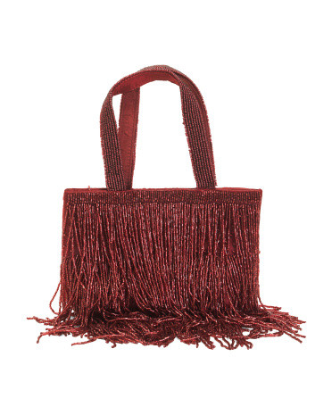 Beaded Fringe Handbag | TJ Maxx