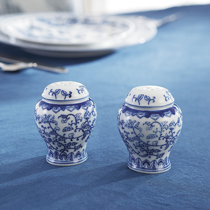 Chinoiserie Salt & Pepper Shakers Set | Ballard Designs, Inc.