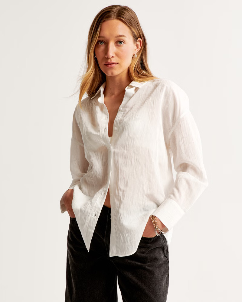 Oversized Breezy Shirt | Abercrombie & Fitch (US)