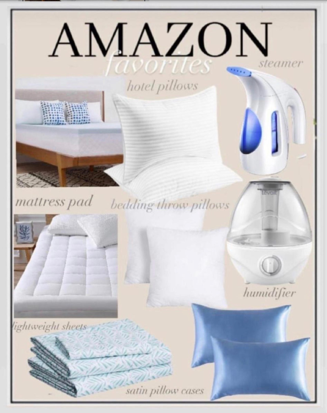 Bedroom must Amazon bedroom finds







.


.



Bedroom storage 
Bedroom hotel like pillows
Bed pillows
Mattress pad
Mattress topper
Humidifier
Air purifier
Nursery 
Stackable storage bins
Hangers drawer organizers 
King size bed
King size mattress
Upholstered beds 
Twin size bed
Twin size mattress
Closet organization
Queen size bed
Queen size mattress
Dorm room organizers
Small space organizers 
amazon home 
Pillow 
Satin 
100 % cotton sheets 
Bed sheets 
Comforter 
Bedding
Amazon bedding #liketkit#LTKbaby. # nursery #kids