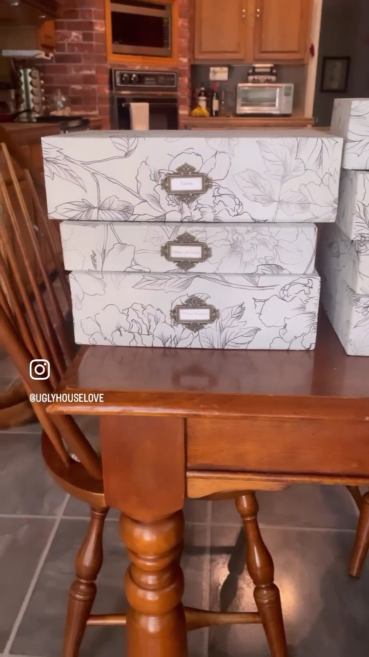 An easy way to upgrade a collection of board games! I bought all these games from the thrift store for about $20.

Then I covered them in wallpaper/contact paper to fit my aesthetic. I created labels for each of them and then used a hot glue gun to attach the label holders. Voila!

#LTKhome #LTKstyletip #LTKfindsunder50