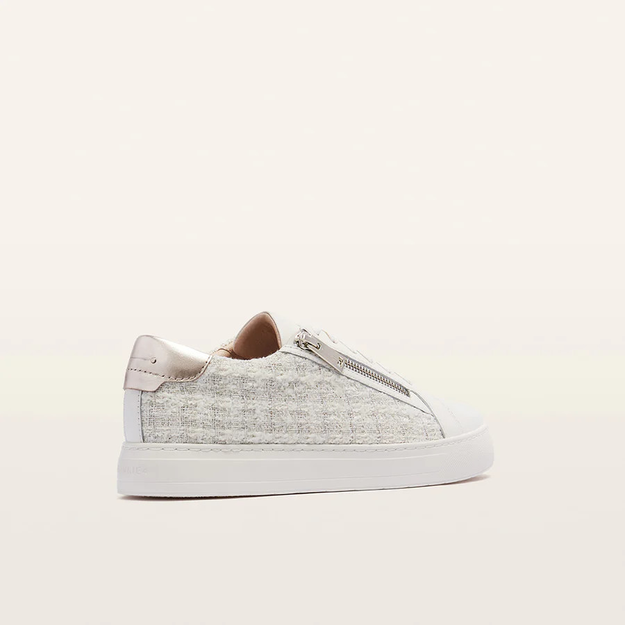 Billie II Soft White Tweed Sneakers | FRANKIE4 | FRANKIE4