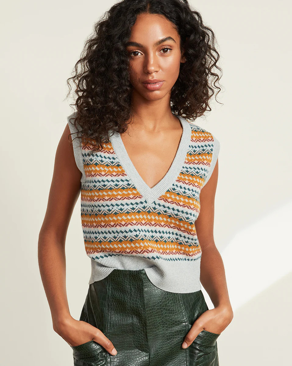 Helenka Sweater Vest | Veronica Beard