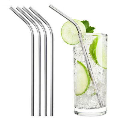 True Sippy Set of 4 Stainless Steel Straws, 8” Reusable Metal Drinking Straws for Highball Glasses, Tequila Soda, Iced Tea, Home Bar Gifts, BBQ Party | Target