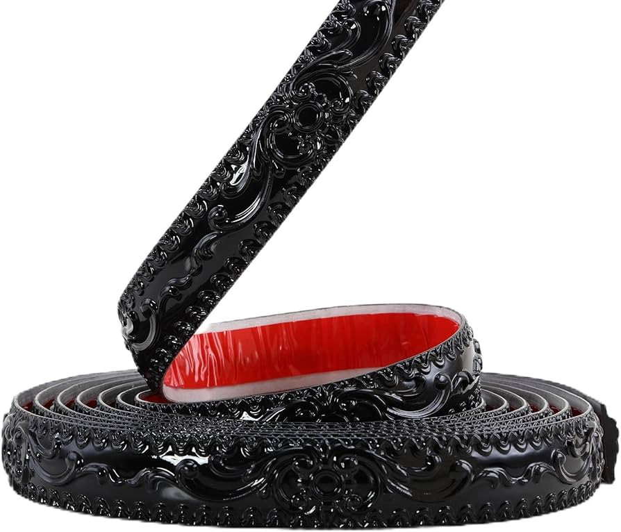 Flexible Wall Trim | Peel and Stick Self-Adhesive Design | Crown Molding for Cabinet Mirror Frame... | Amazon (US)