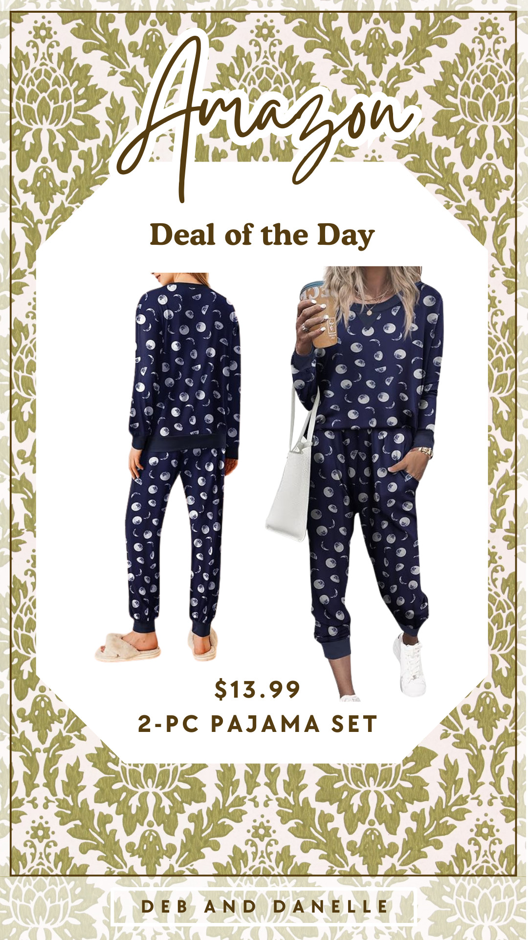 I ran across a great deal on these highly rated women's pajamas on @Amazon! There are a bunch of different color/pattern options, but you can score this moon option for under $14!  

 #LTKSeasonal #LTKSaleAlert #LTKMidsize