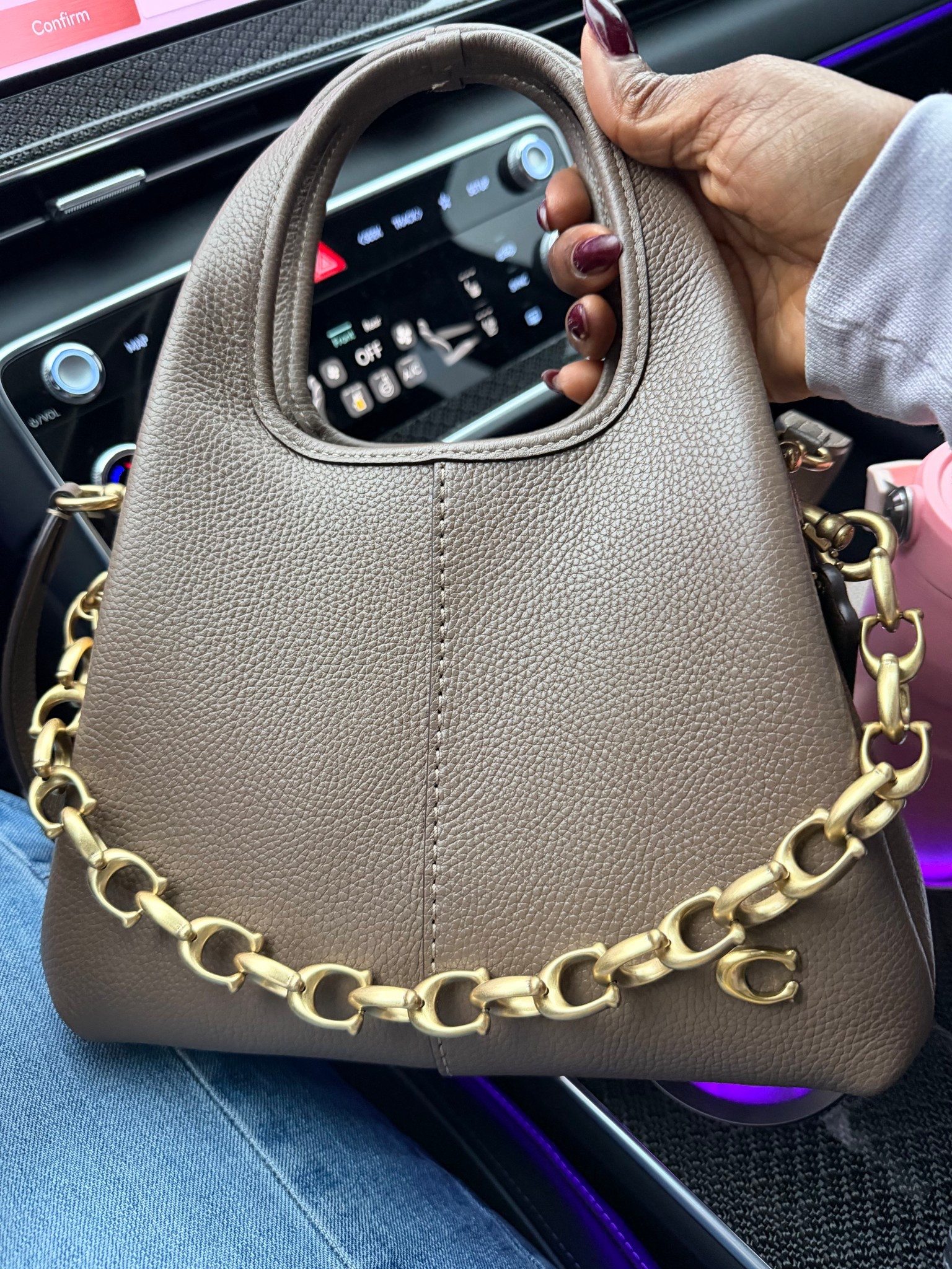 My everyday bag - Coach Lana Shoulder Bag 23. Comes in beautiful colors with a suede option too!

#LTKGiftGuide