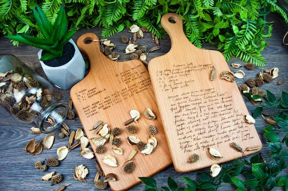 Recipe Cutting Board Mothers Day Gift Gift for Her Personalized Gift Kitchen Decor Custom Cutting... | Etsy (US)