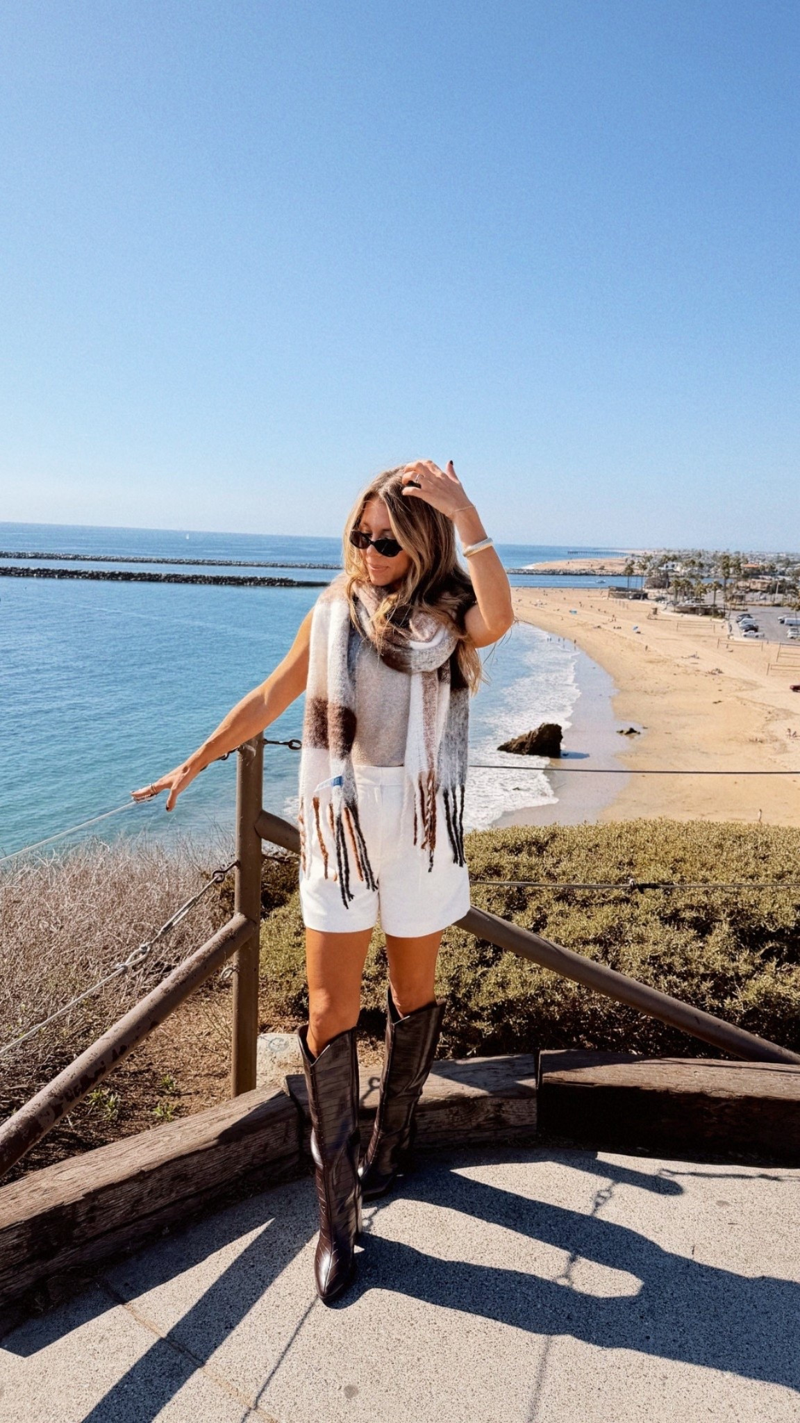Closet staples! Sleeveless sweater size small. Size 25 shorts. Target brown knee high boots. Old navy scarf  



#LTKFindsUnder100 #LTKFindsUnder50 #LTKSaleAlert