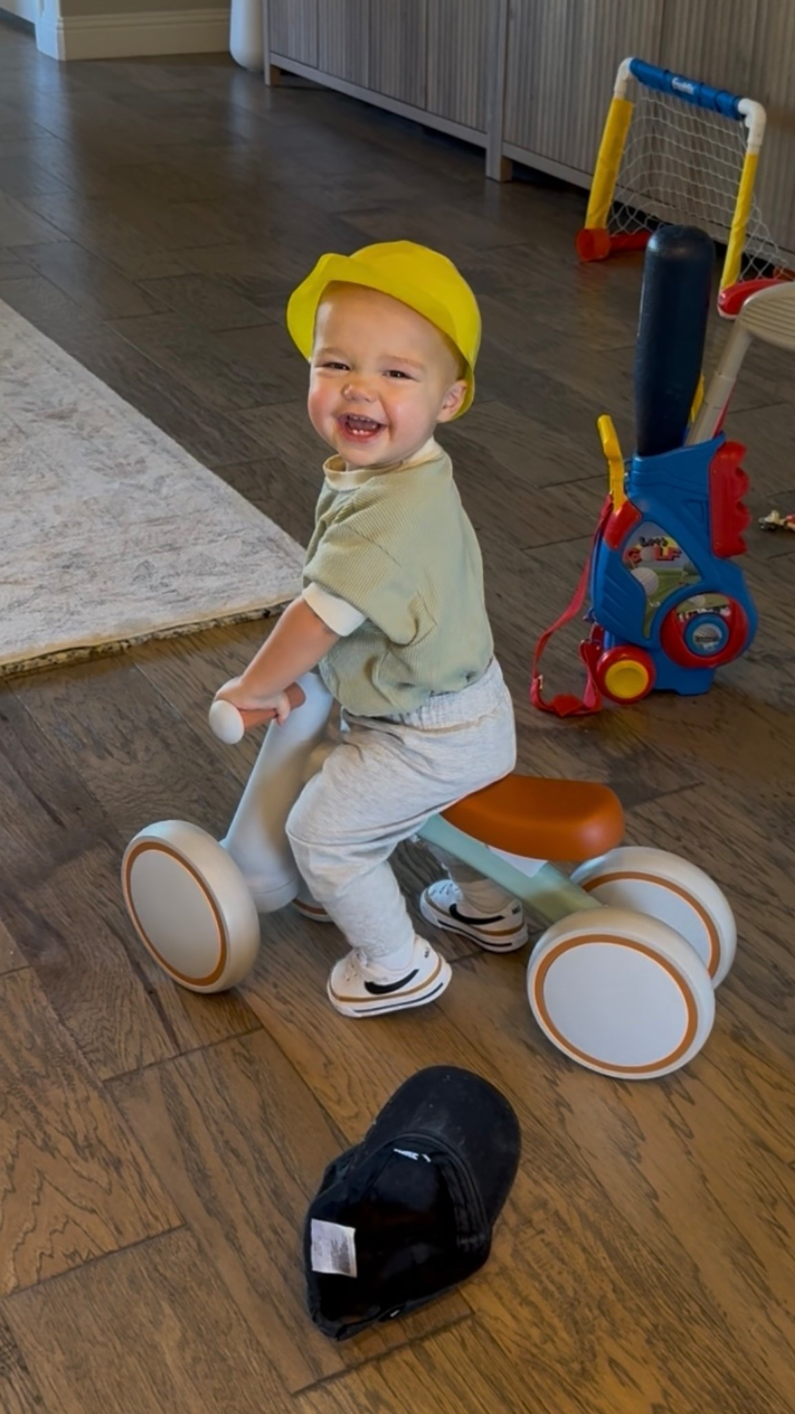 Hayes is loving his balance bike! He got this for his 1st birthday, but is really starting to ride it now

#LTKFindsUnder50 #LTKSaleAlert #LTKKids