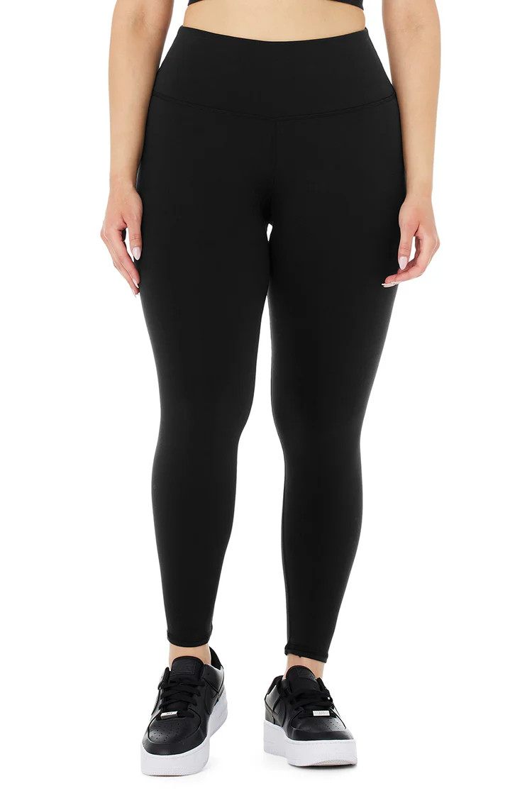 7/8 High-Waist Airbrush Legging - Black | Alo Yoga (US)