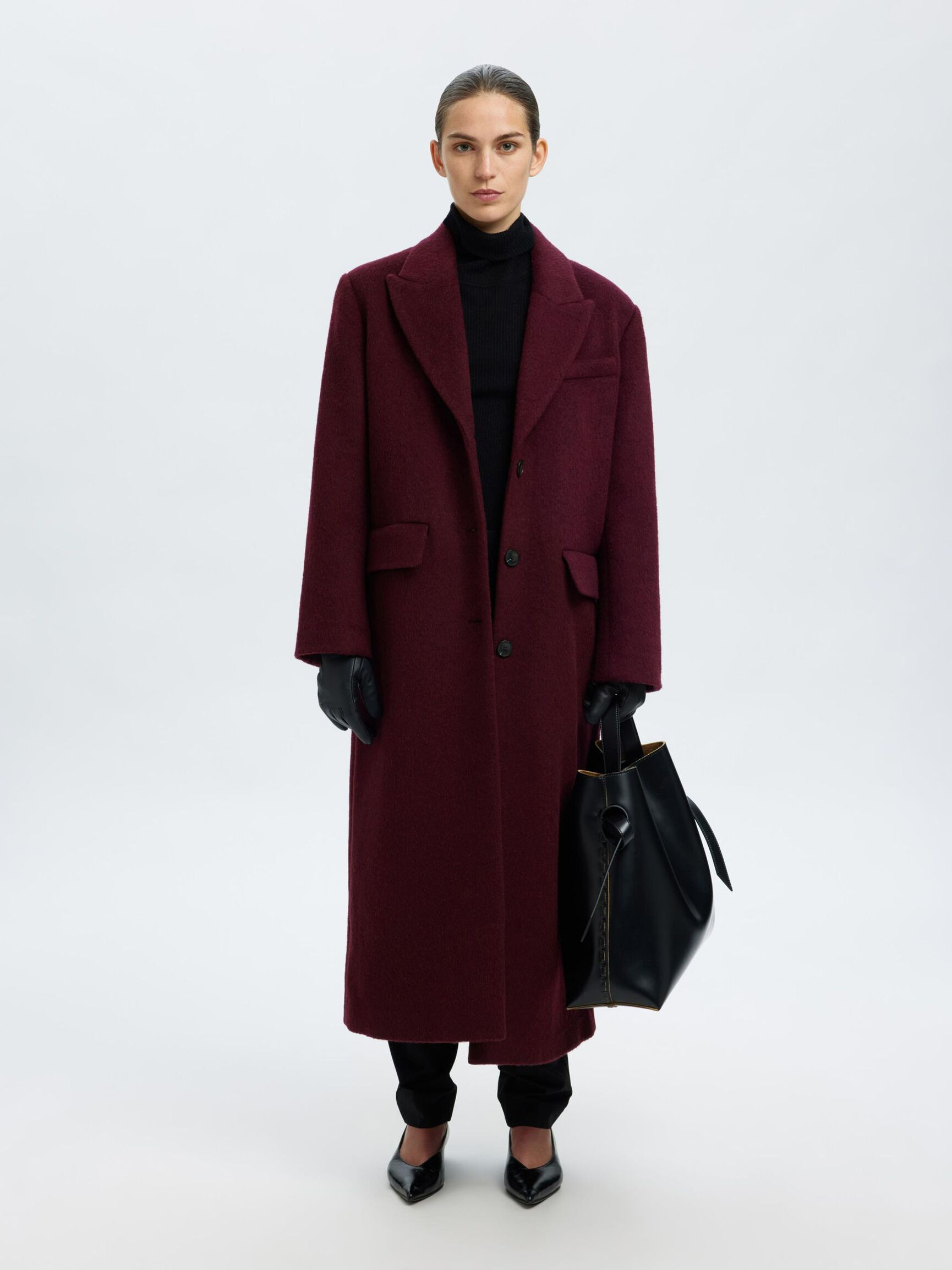 WOOL BLEND  COAT | Selected