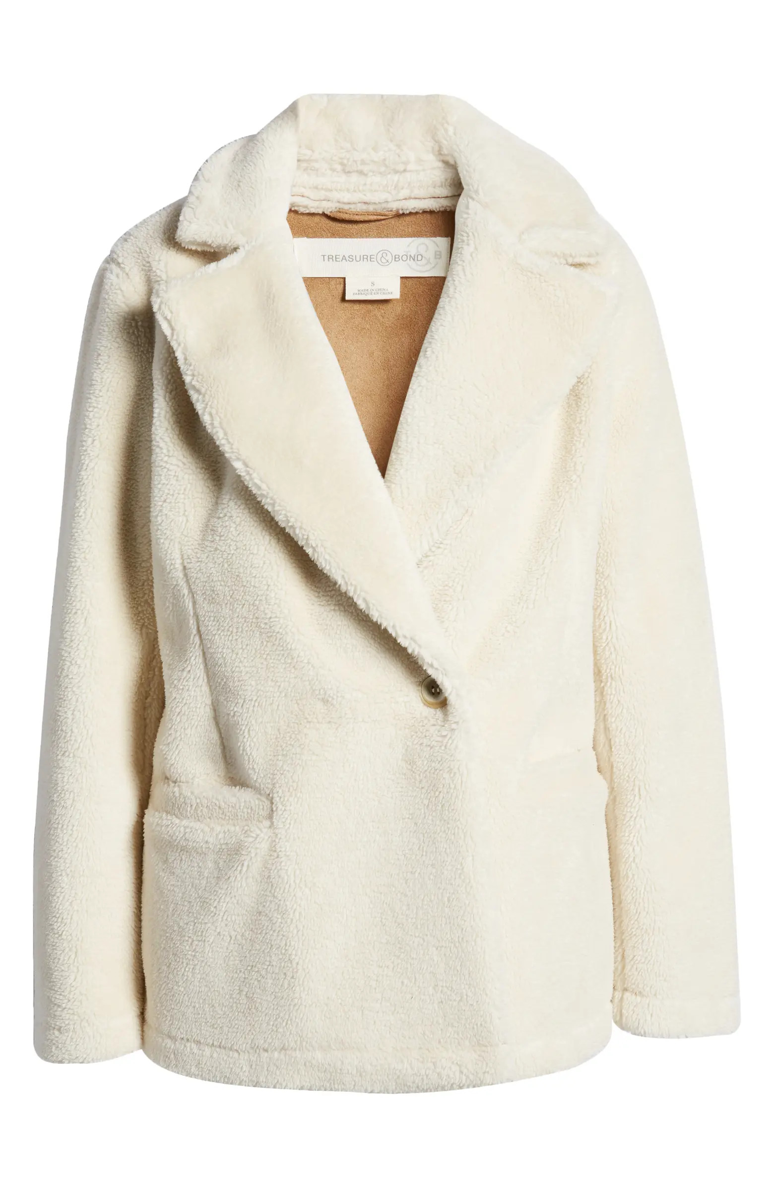 Faux Shearling Coat | Nordstrom