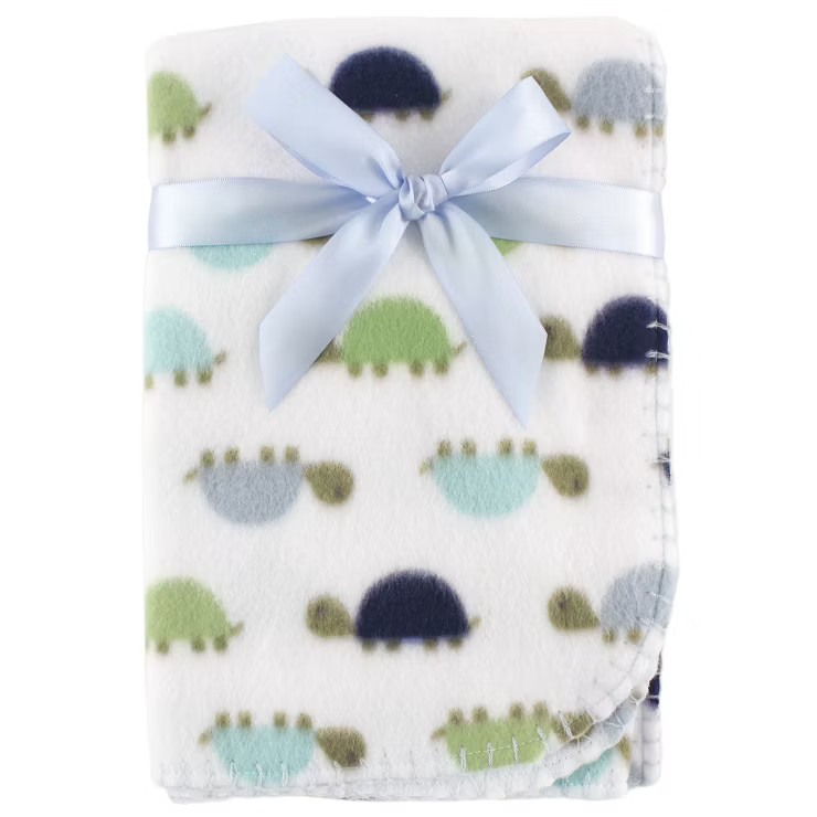 Luvable Friends Baby Boy Coral Fleece Blanket, Turtle, One Size | Target