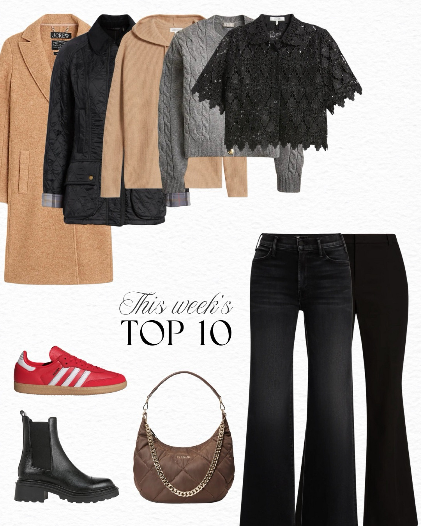 I am loving J.Crew's fall selection right now and this Daphne coat is one of my favorites. It comes in so many colors and overall a great layering piece for a cold day. I always pull out my black jeans for this time of year and these new Mother Roller jeans are the perfect wash. Lastly, I love this cashmere hoodie from Nordstrom and talked about how to style them in a recent blog post on my website 😍

#LTKSeasonal #LTKFindsUnder100 #LTKStyleTip