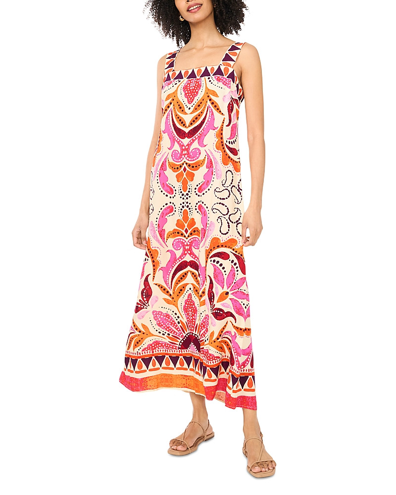 Vince Camuto Smocked Back Challis Maxi Dress | Bloomingdale's (US)
