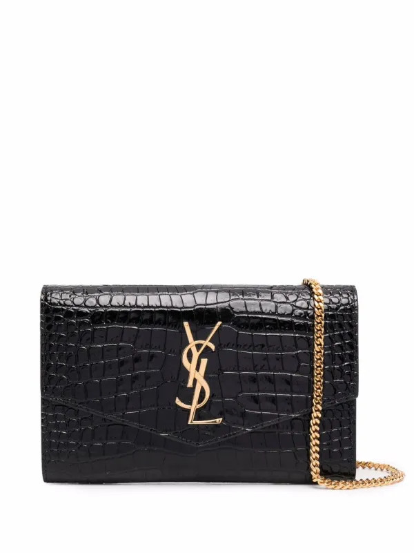 Uptown crocodile-effect crossbody bag | Farfetch Global