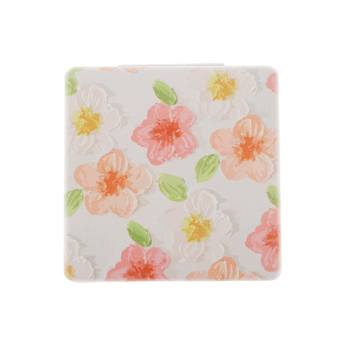 Unique Bargains Square Hand-drawn Makeup Mirror White 1 Pc | Target