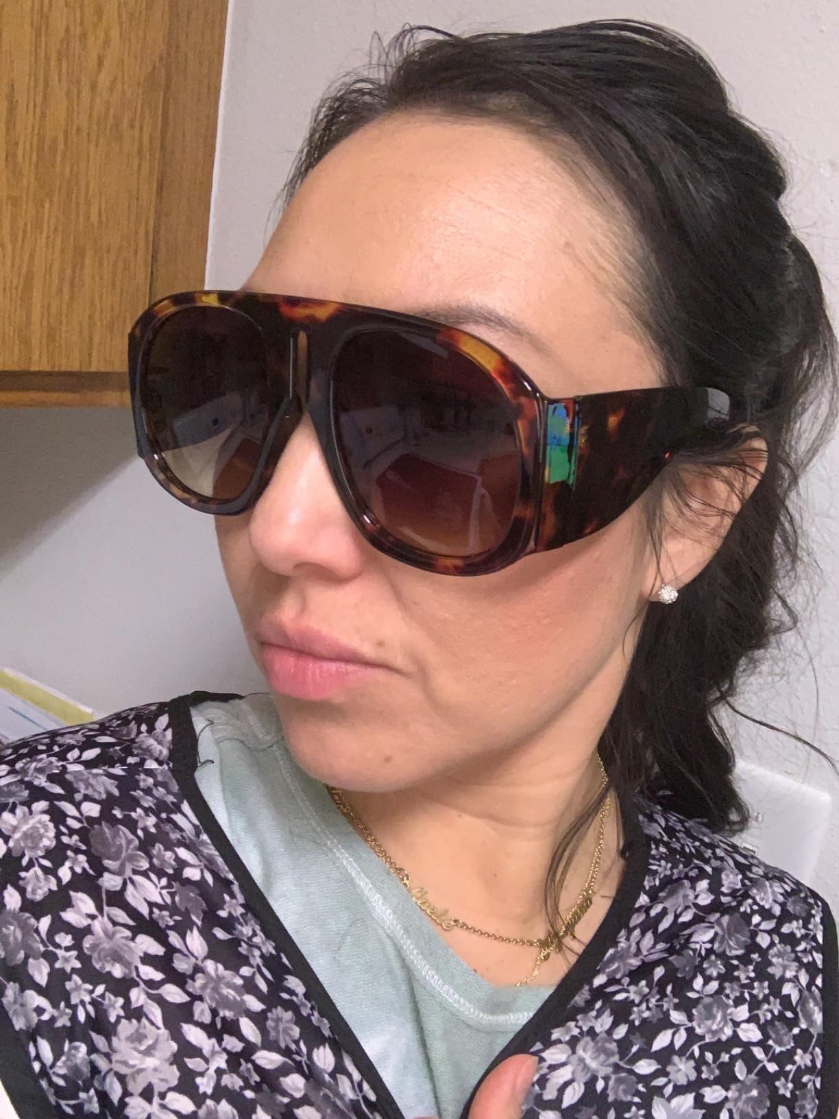 FEISEDY Retro Trendy Avaitor Sunglasses for Women Men Oversized Vintage 70s 80s Sunglasses Flat T... | Amazon (US)