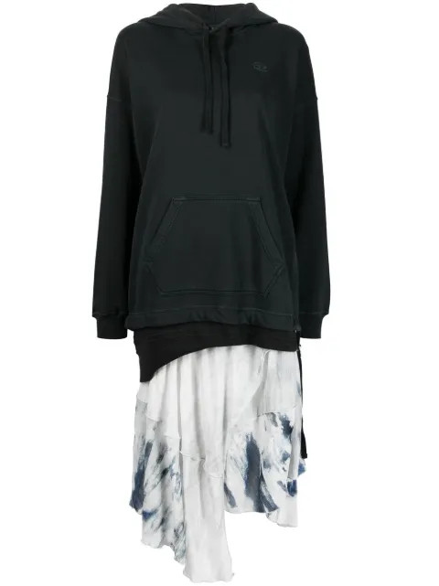 Diesel Asymmetric Hooded Dress - Farfetch | Farfetch Global