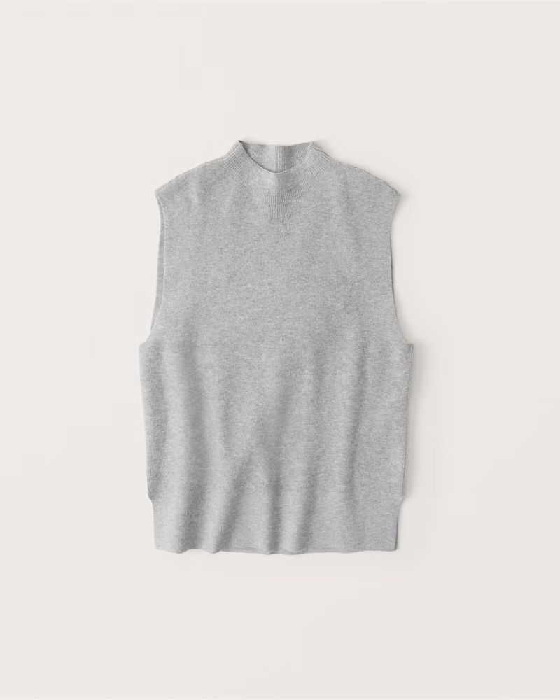 Slim Mockneck Sweater Vest | Abercrombie & Fitch (US)