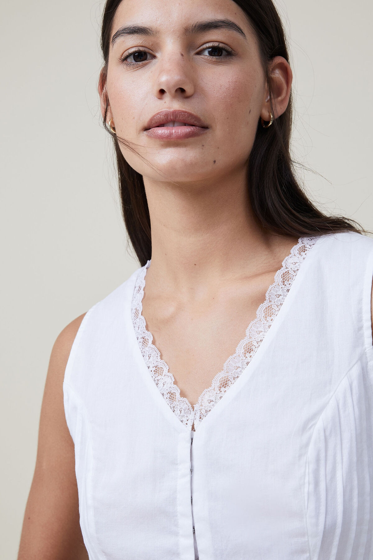 Lace Cotton Corset | Cotton On (US)