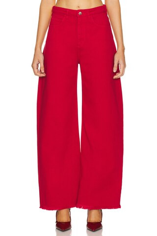 Boyfriend Jeans in Red | Revolve Clothing (Global)