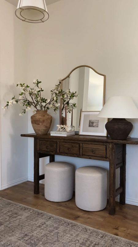 Spring entryway decor Inspo 

My mcgee & co lamp is 25% off for Presidents’ Day sale!  

Entryway table, studio McGee, Amber Lewis, Amber interiors, rustic, modern, organic, transitional decor, spring decor, mirror, lamp, spring florals, spring stems,  

#LTKhome #LTKsalealert #LTKSpringSale