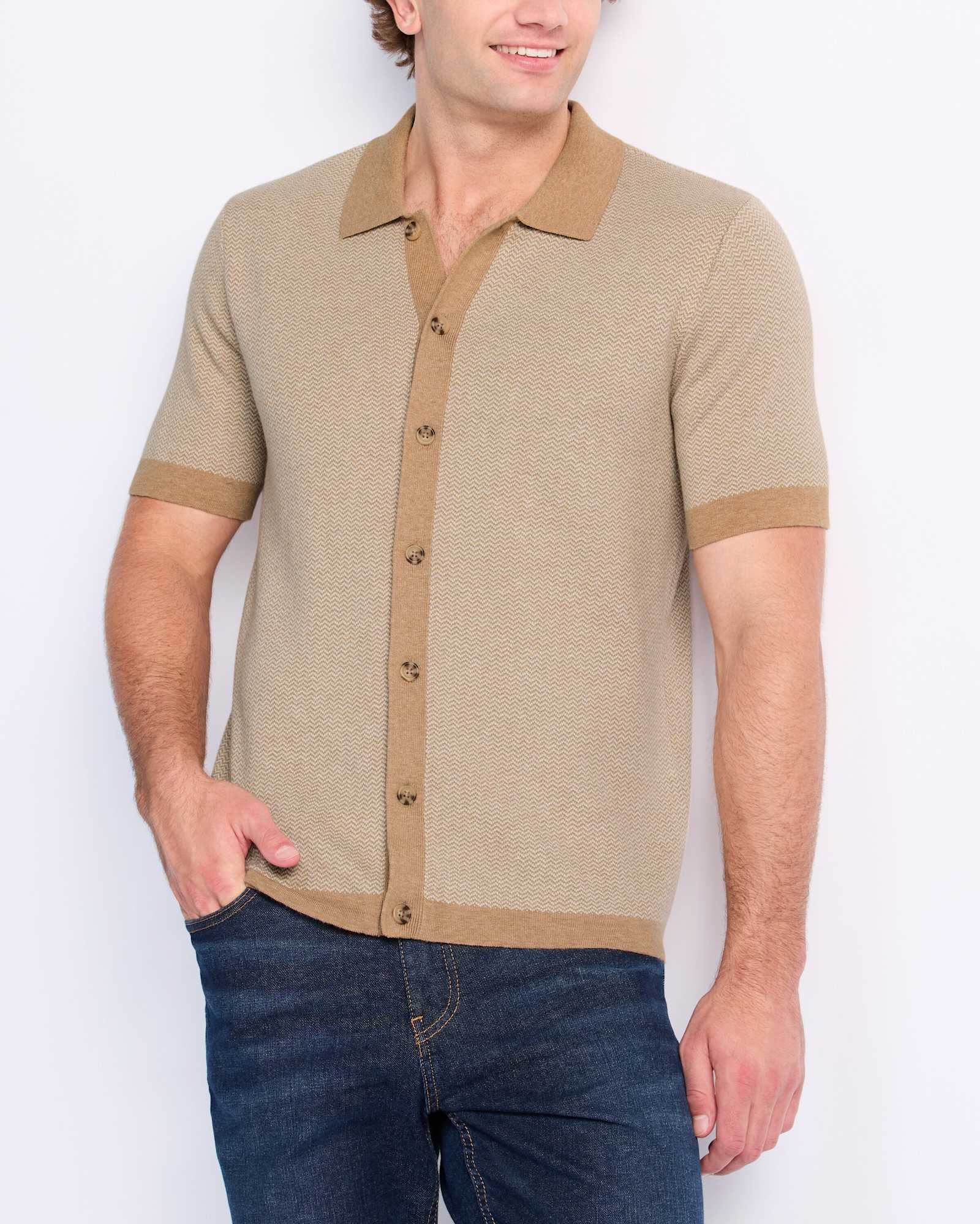 Plaited Stitch Sweater Knit Shirt | Stitch Fix