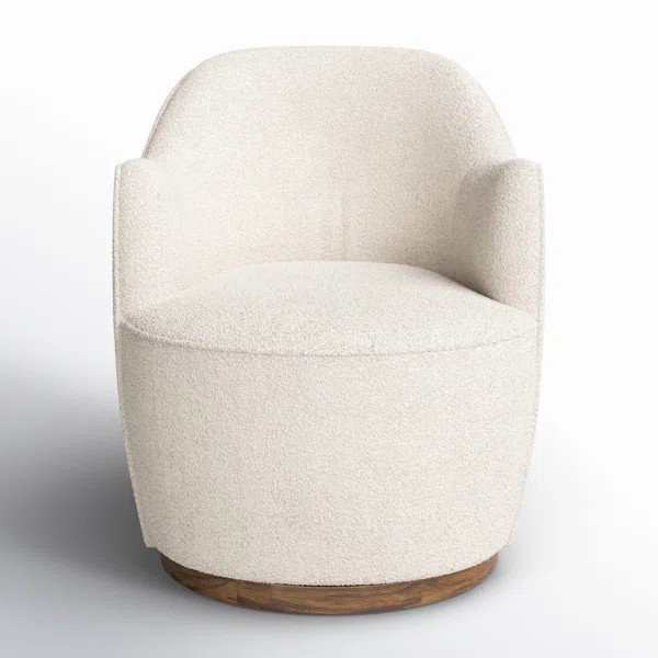 Corson Upholstered Swivel Barrel Chair | Wayfair North America