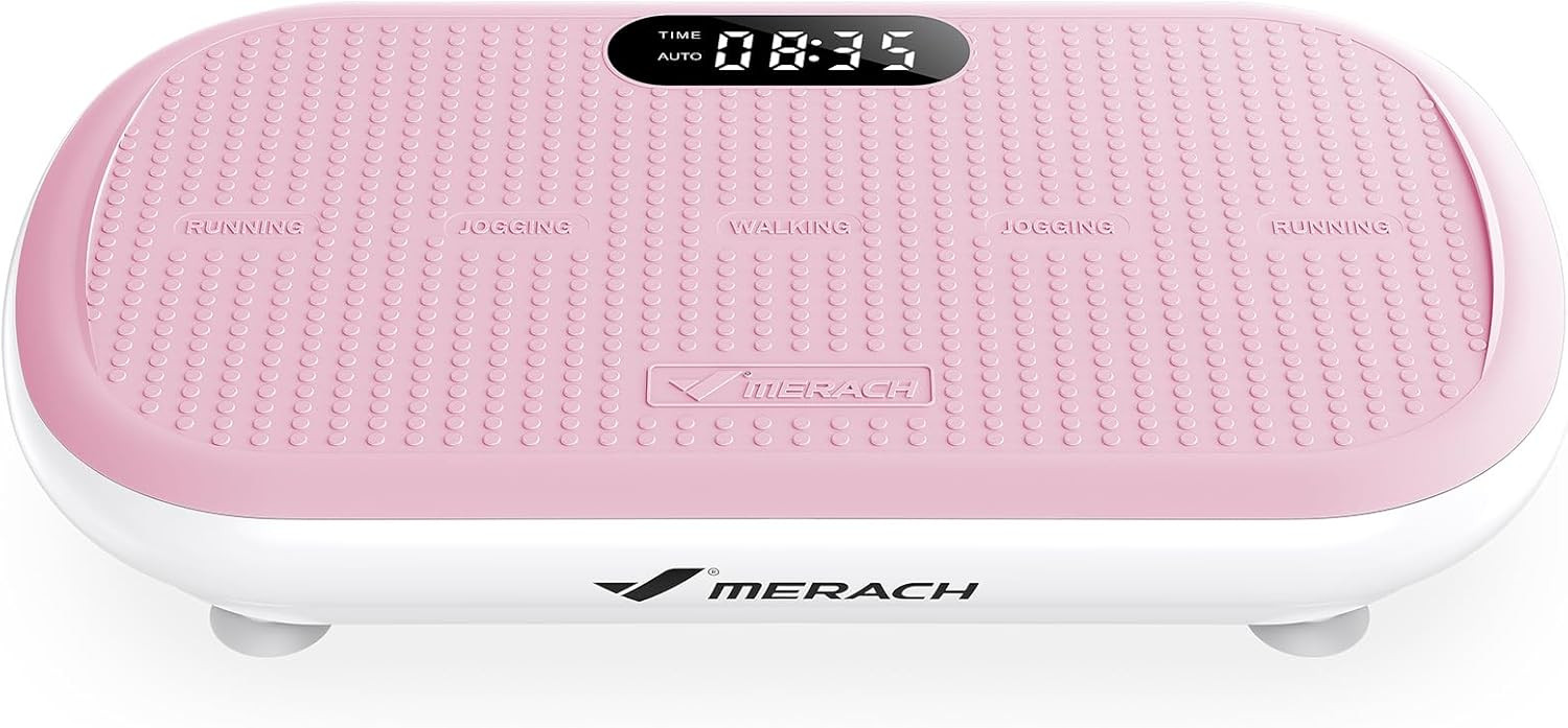 Merach CV40 Curved Vibration Plate Exercise Machine with 440lbs Capacity | Amazon (US)